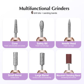 COSLUS C40 nail drill in use for manicure