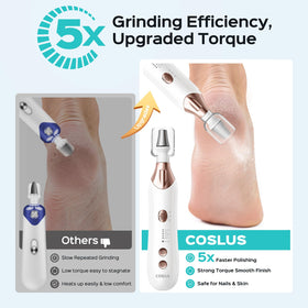 COSLUS C43 electric nail drill with stainless steel bits