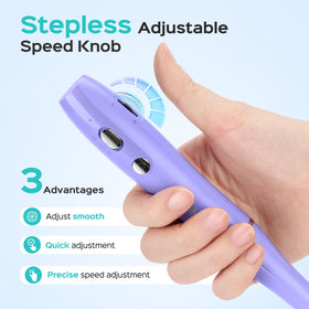 COSLUS Cordless Nail Drill with multiple sanding belts