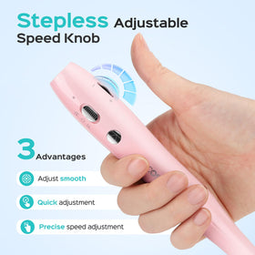 COSLUS Cordless Nail Drill with multiple sanding belts