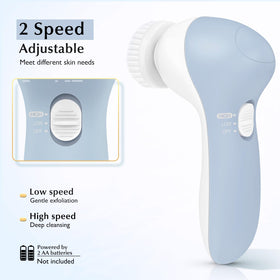 COSLUS Facial Cleansing Brush close-up of the rotating feature