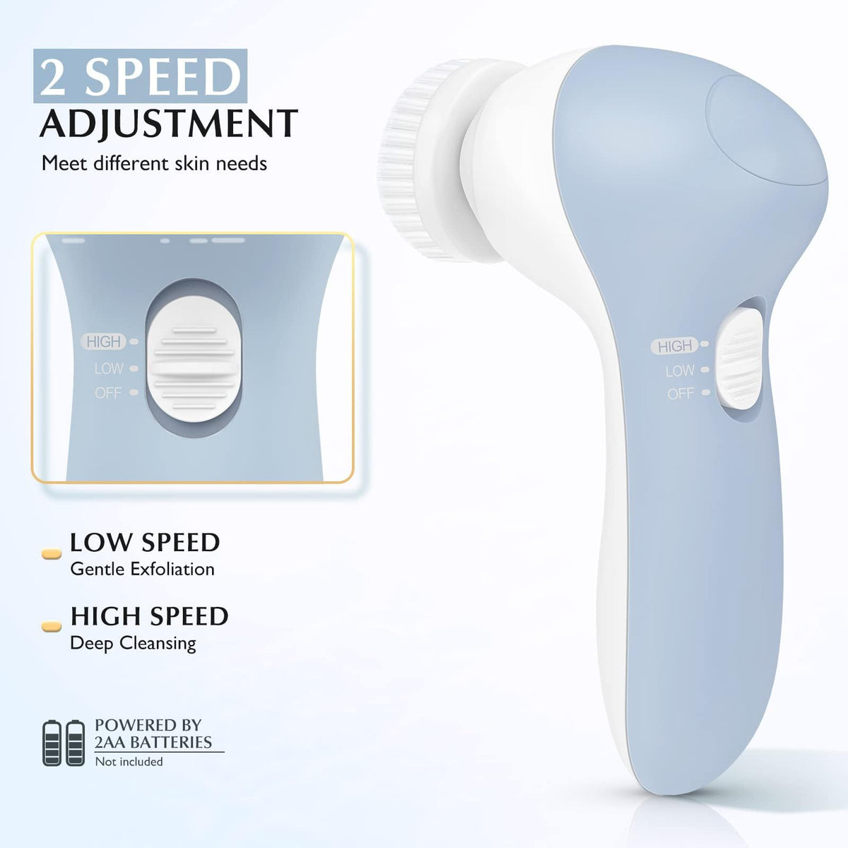 COSLUS Facial Cleansing Brush exfoliating head