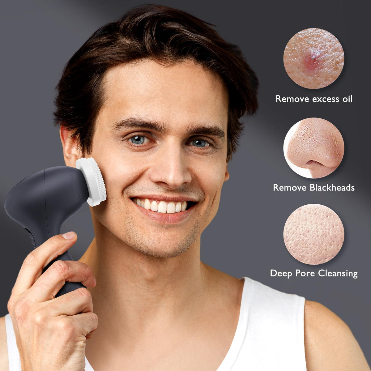 COSLUS Facial Cleansing Brush packaging display