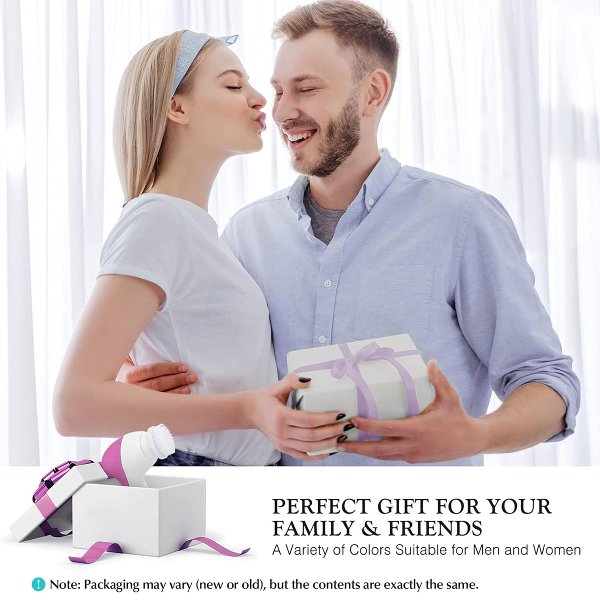 COSLUS Facial Cleansing Brush packaging display