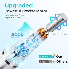 COSLUS nail drill with ergonomic design for comfortable grip