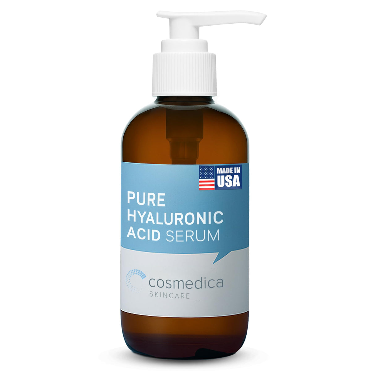 Cosmedica Skincare Hyaluronic Acid Serum 8 oz bottle front view