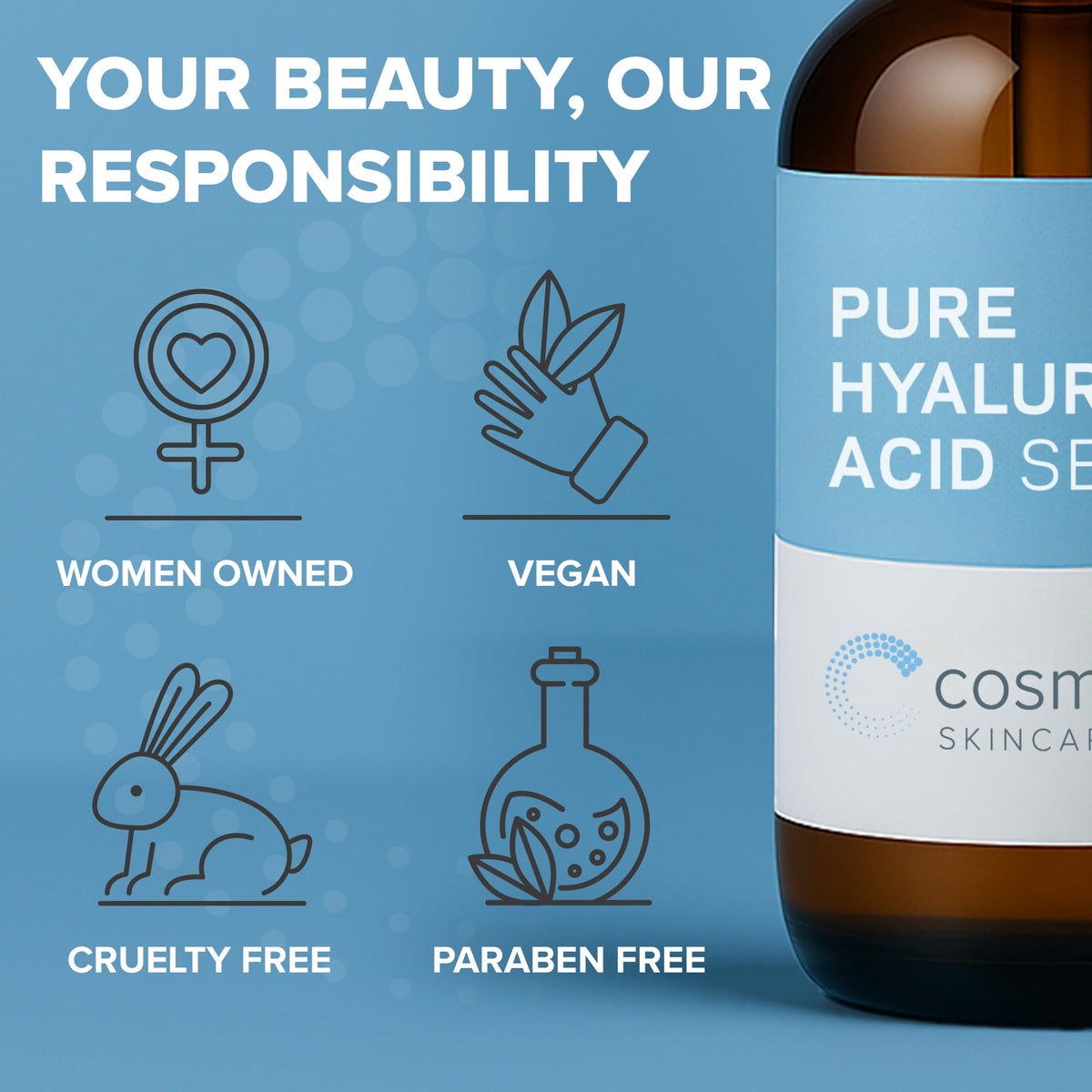 Cosmedica Skincare Hyaluronic Acid Serum packaging