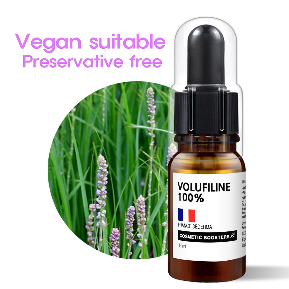 COSMETIC support Volufiline 10ml dropper close-up