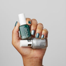 Cosmic Chrome silver satin chrome nail polish bottle