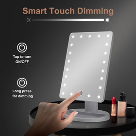 COSMIRROR lighted mirror side view with touch sensor switch