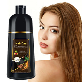 cosmpro Dark Brown Hair Dye Shampoo bottle front view