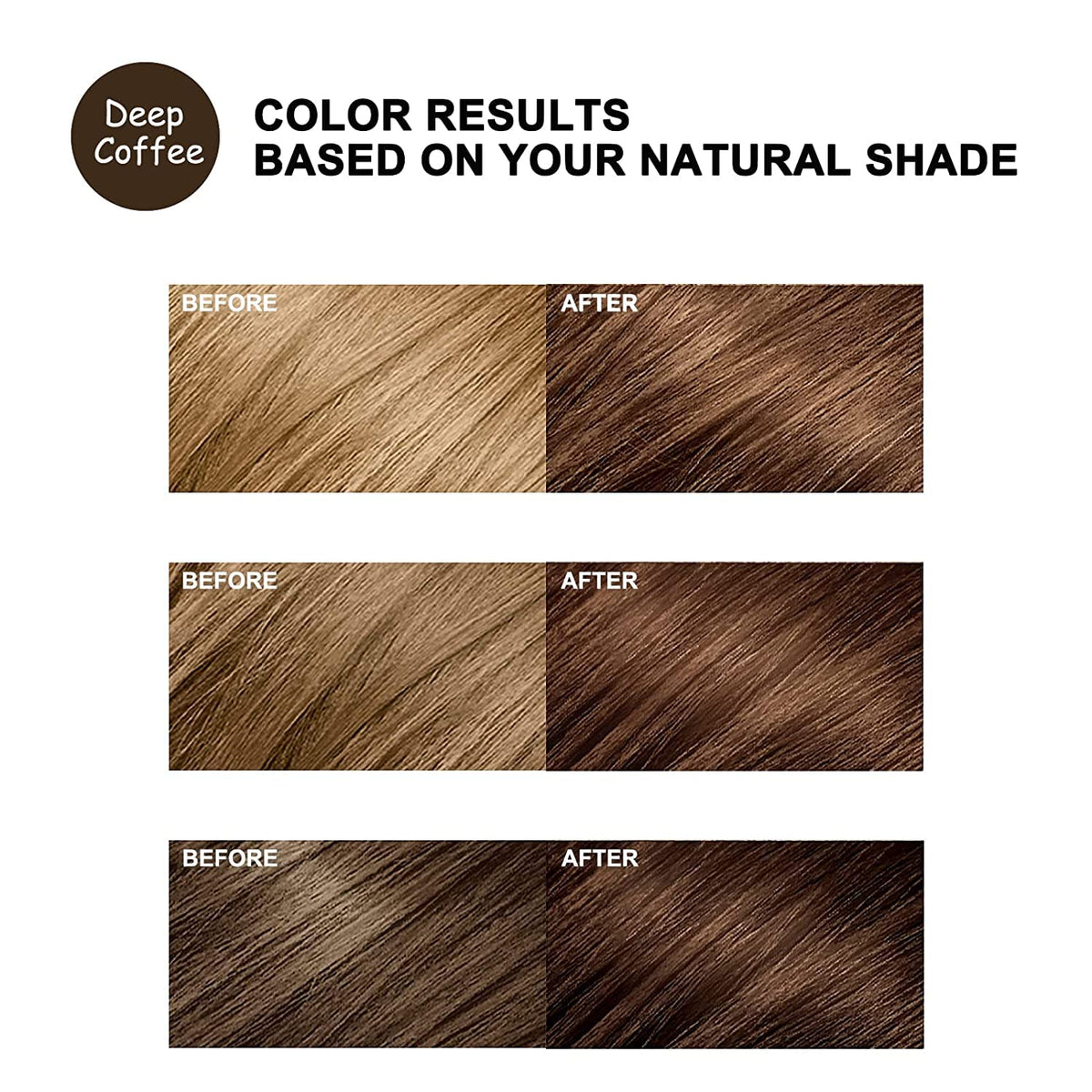 cosmpro Dark Brown Hair Dye Shampoo side view showing packaging