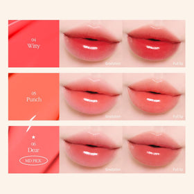 COSNORI Flow Wave Lip Tint 06 DEAR on lips