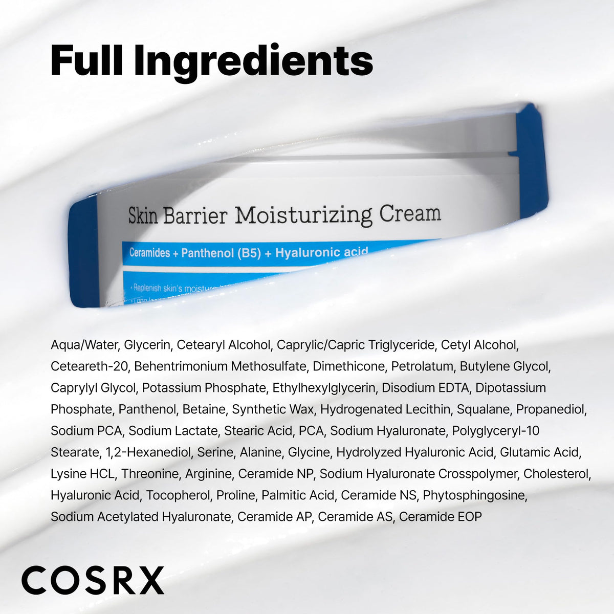 COSRX 100-Hour Hydration Ceramide Body Cream back view