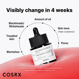 COSRX 15% Niacinamide Face Serum in lifestyle setting