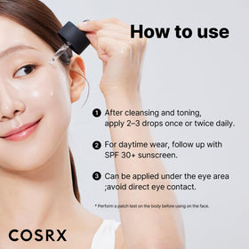 COSRX 15% Niacinamide Face Serum texture on hand