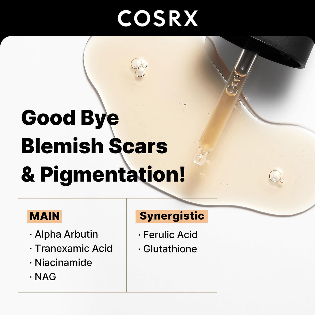 COSRX 2% Alpha Arbutin Serum bottle with dropper