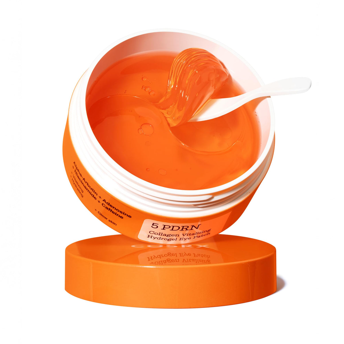 COSRX 5-PDRN Collagen Eye Patches front view with packaging