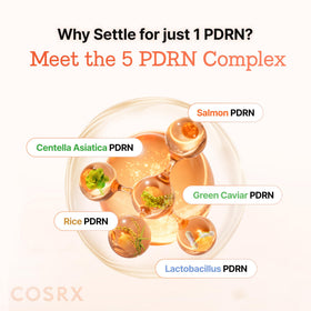 COSRX 5-PDRN Collagen Eye Patches in a bathroom setting