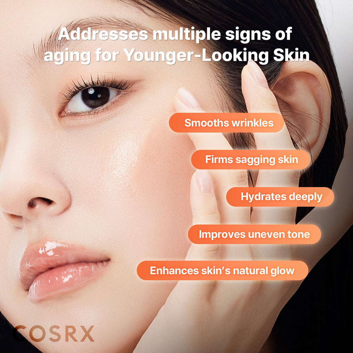 COSRX 5 PDRN Collagen Serum texture on skin