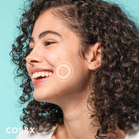COSRX Acne Pimple Patch close-up on blemish