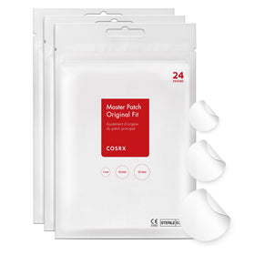 COSRX Acne Pimple Patches front packaging view with 72 count