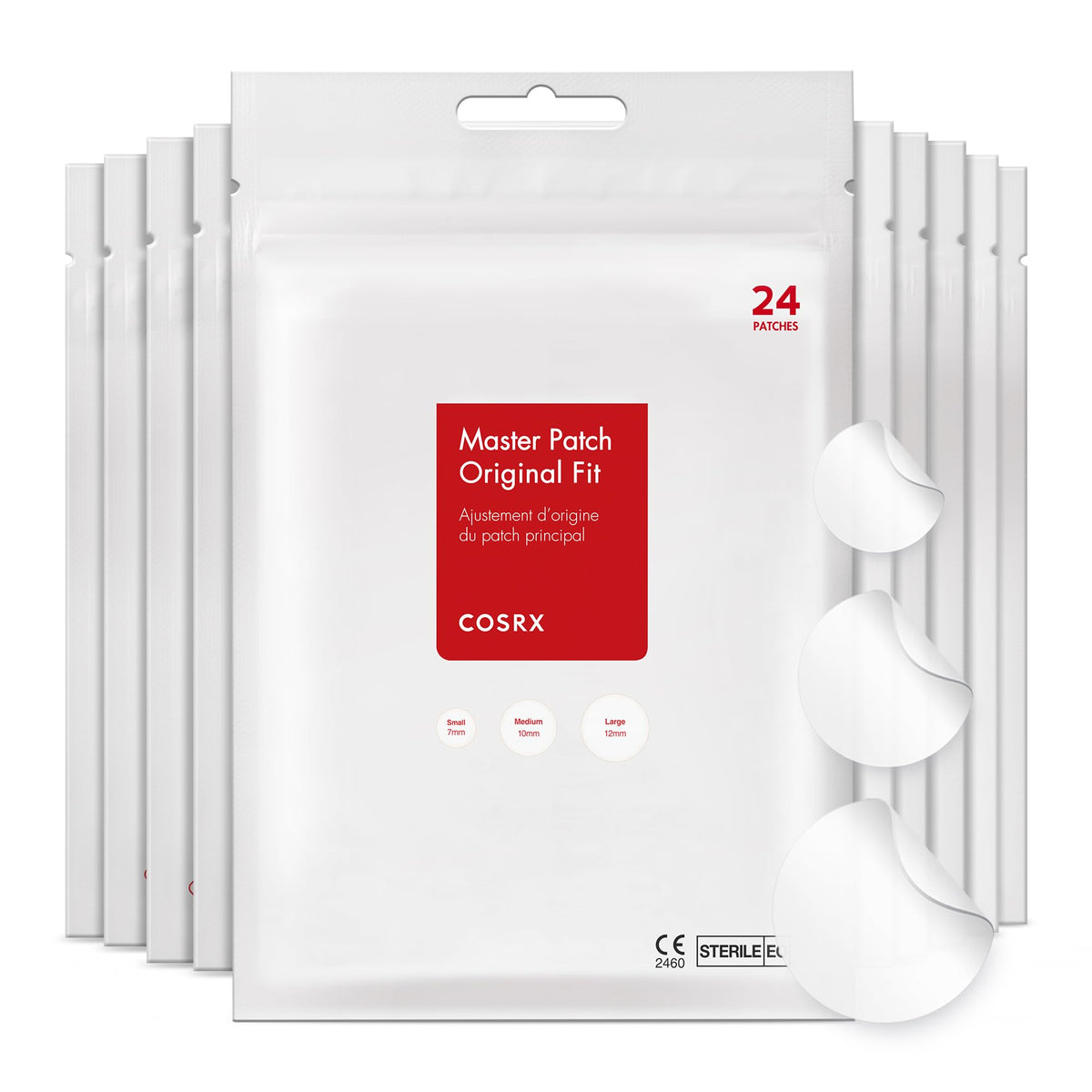 COSRX Acne Pimple Patches front view with packaging