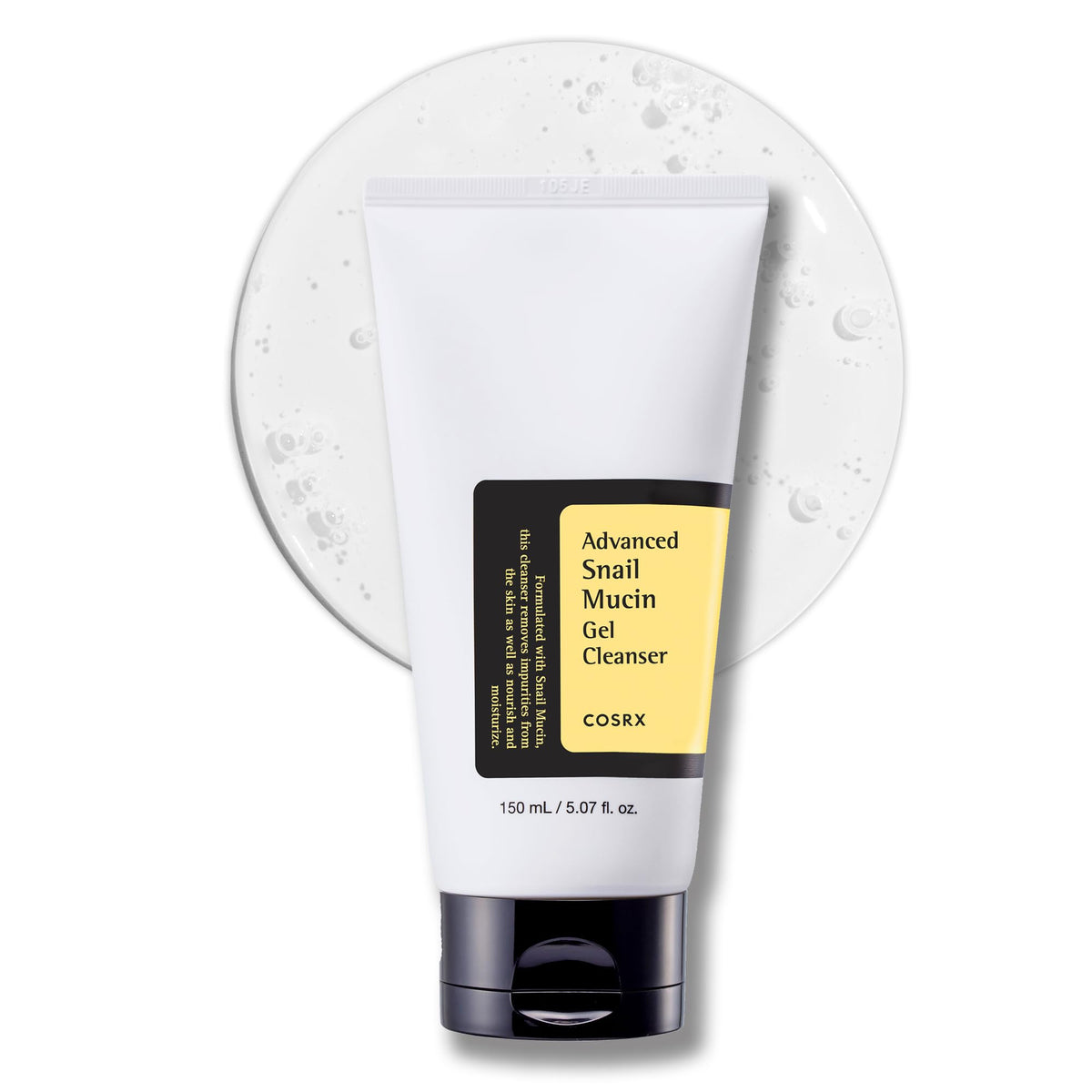 COSRX Advanced Snail Mucin Gel Cleanser 5.07 oz front view