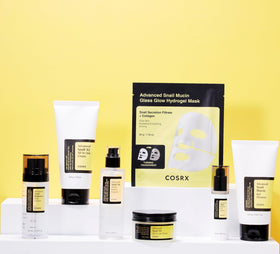 COSRX Advanced Snail Mucin Hydrogel Face Mask after use