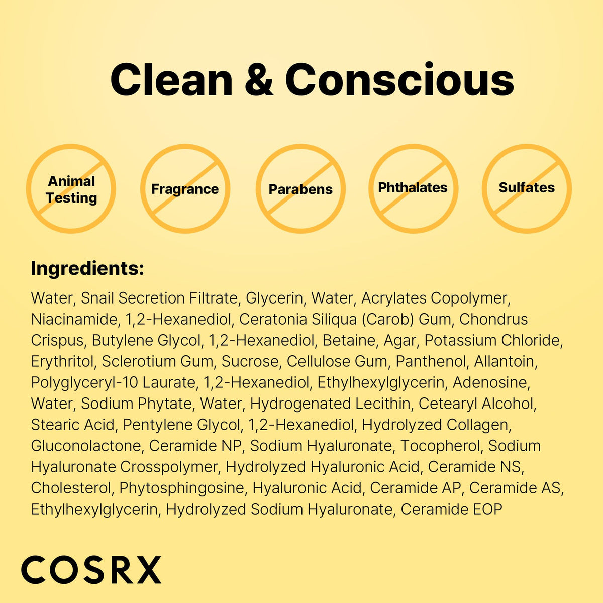 COSRX Advanced Snail Mucin Hydrogel Face Mask with serum