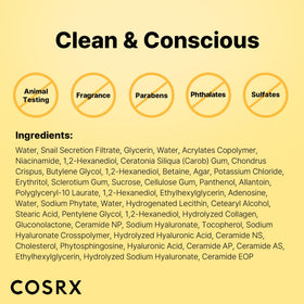 COSRX Advanced Snail Mucin Hydrogel Face Mask with serum