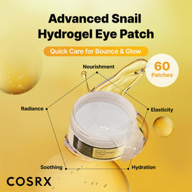 COSRX Advanced Snail Mucin Hydrogel Under Eye Patches packaging