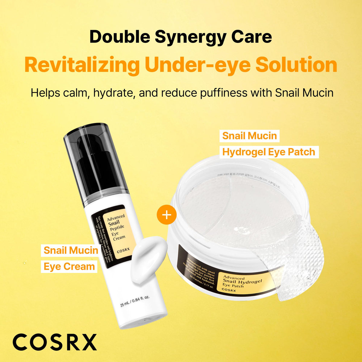 COSRX Advanced Snail Mucin Hydrogel Under Eye Patches side view