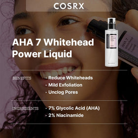COSRX AHA 7 Whitehead Power Liquid 100ml bottle side view