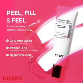 COSRX AHA BHA PHA LHA 35% Peel Exfoliating Gel in use