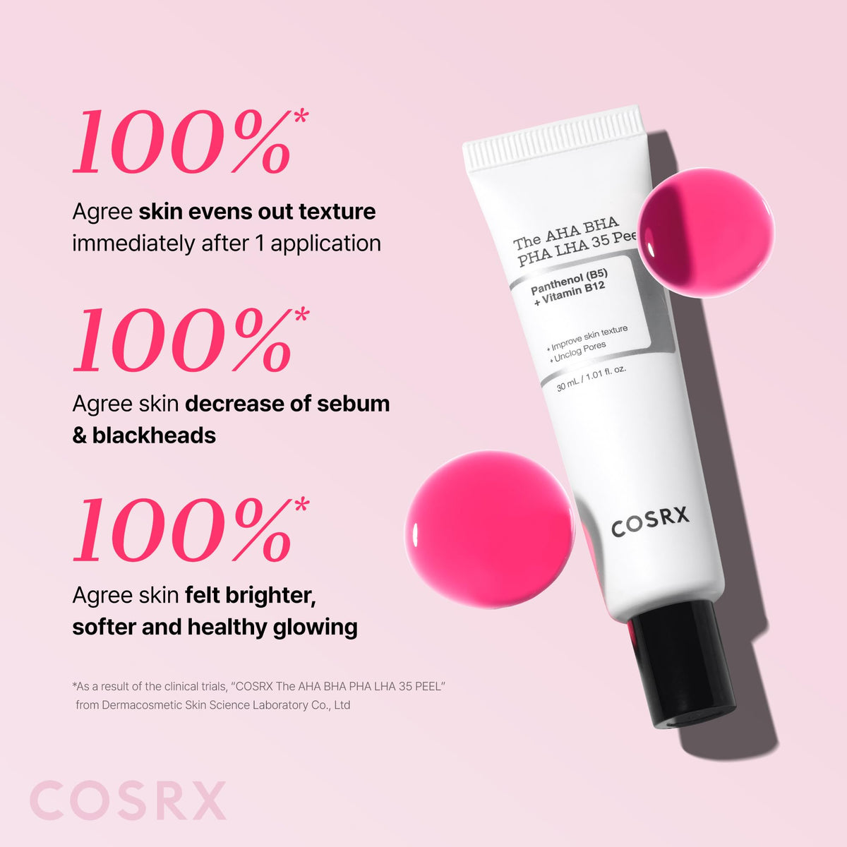 COSRX AHA BHA PHA LHA 35% Peel Exfoliating Gel ingredients list
