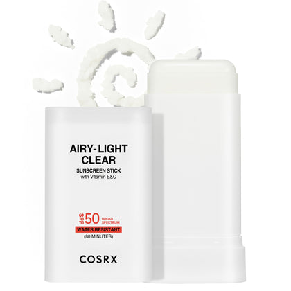 COSRX Airy-Light Clear Sunscreen Stick front view