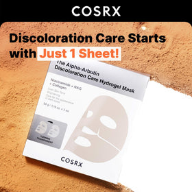 COSRX Alpha-Arbutin Hydrogel Face Mask application