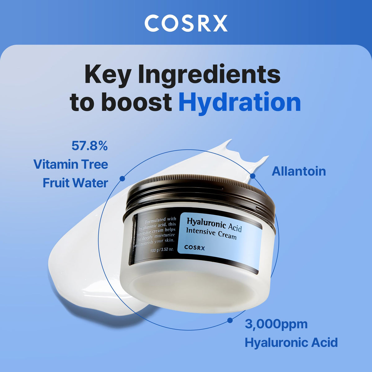 COSRX Hyaluronic Acid Cream texture close-up