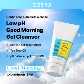 COSRX Low pH Good Morning Gel Cleanser bottle with label