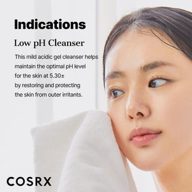 COSRX Low pH Good Morning Gel Cleanser texture close-up
