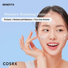 COSRX Low pH Good Morning Gel Cleanser with a pump dispenser