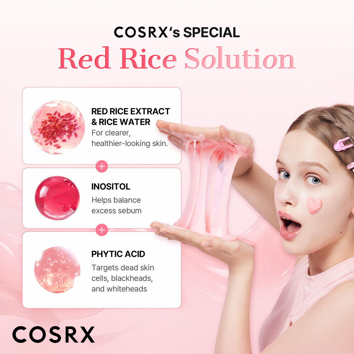 COSRX Low pH Pore Deep Cleanser application on skin