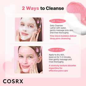 COSRX Low pH Pore Deep Cleanser with other skincare products