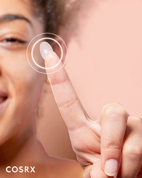 COSRX Master Patch Intensive on skin showing discreet appearance