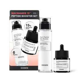 COSRX Niacinamide 15% Peptide support Serum Set front view