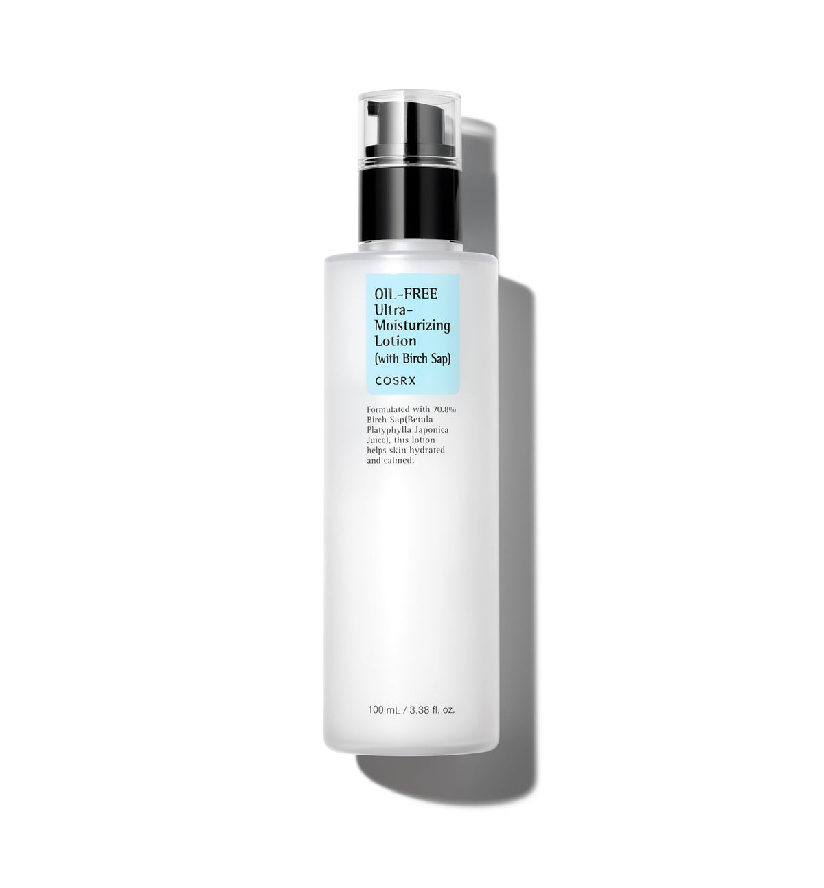 COSRX Oil-Free Ultra-Moisturizing Lotion front view with packaging