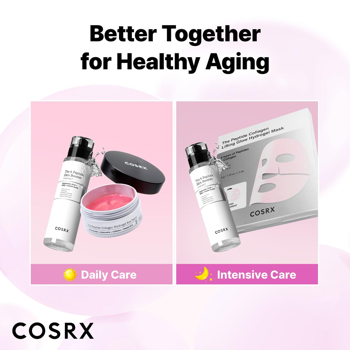 COSRX Pink Peptides Hydrogel Face Mask after use