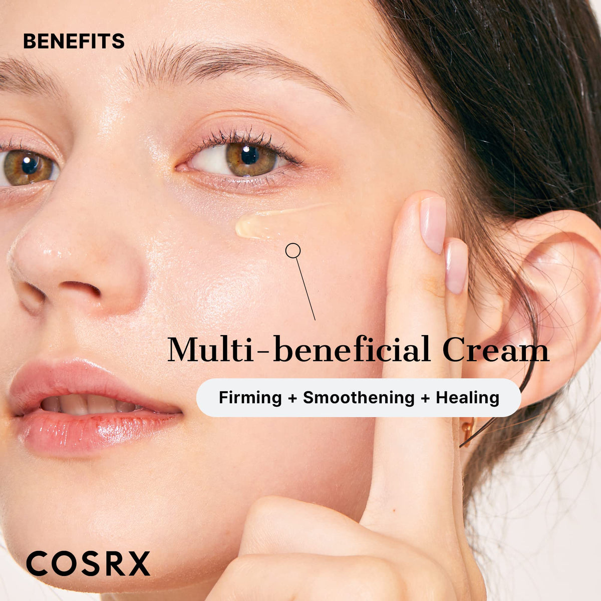 COSRX Retinol 0.1% Cream back view with ingredients