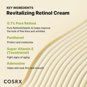 COSRX Retinol 0.1% Cream close-up of lid